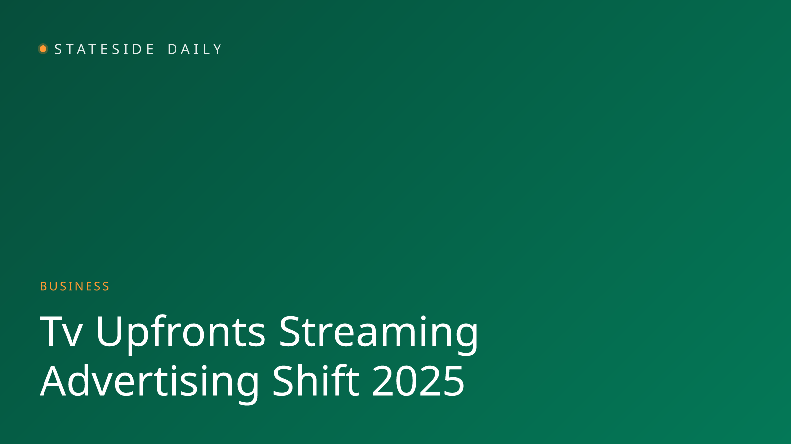 The Upfronts Aren't About TV Anymore: Where Madison Avenue's Billions Are Really Going