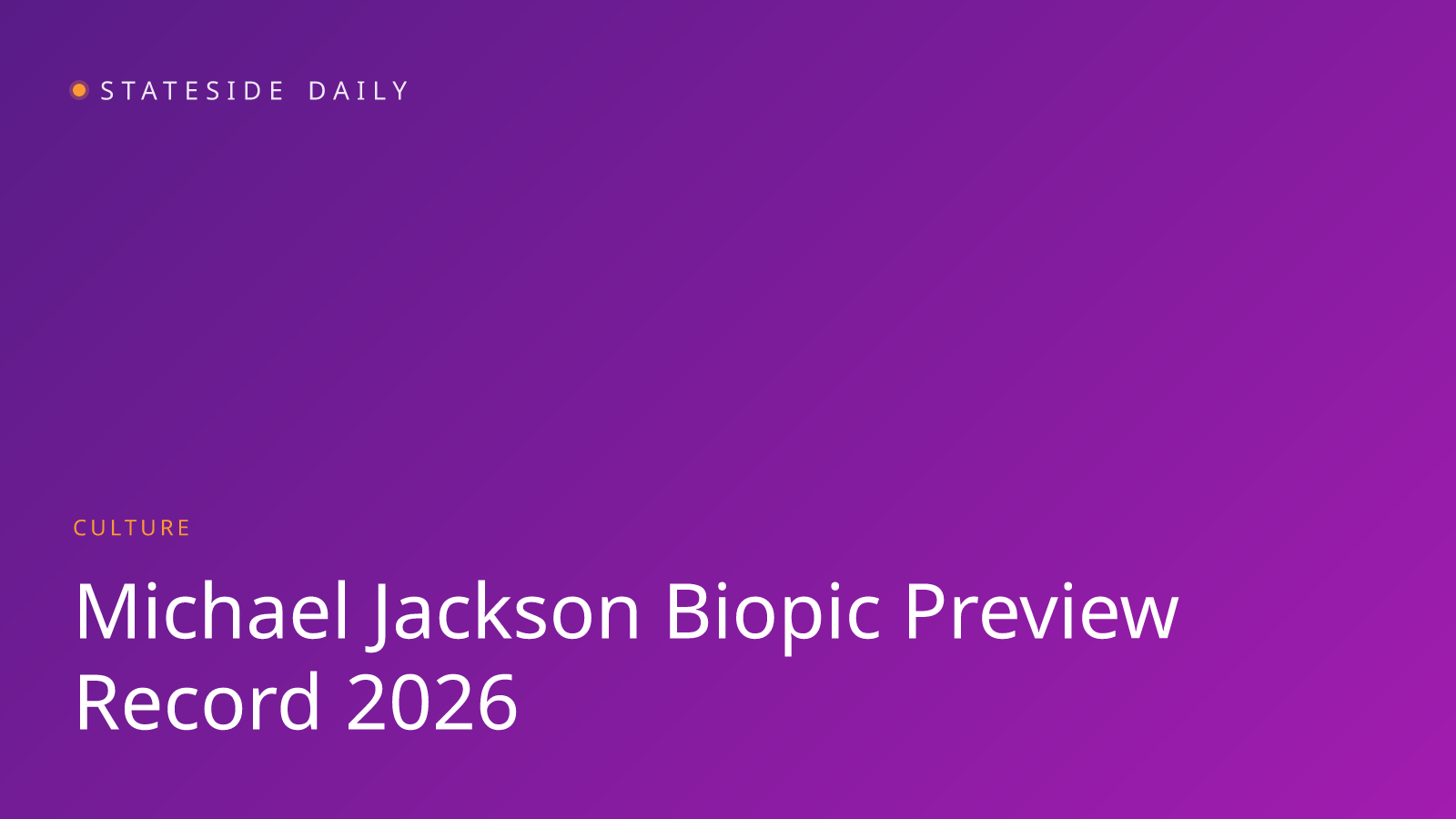 Michael Jackson Biopic 'Michael' Sets Box-Office Preview Record with $12.6 Million Haul