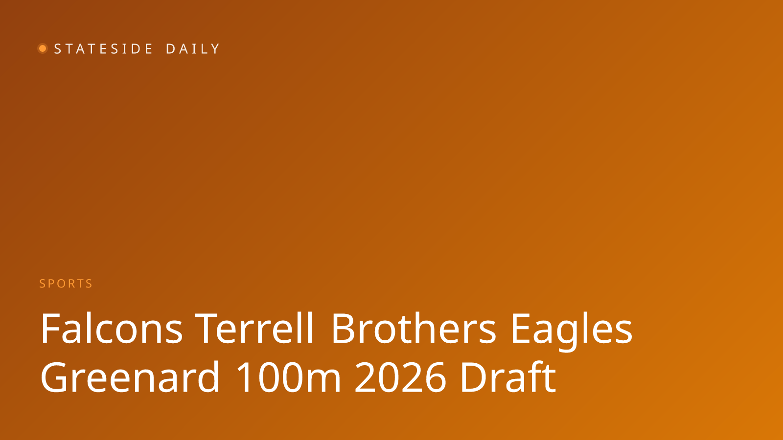 Falcons Unite Terrell Brothers; Eagles Land Greenard on $100M Deal