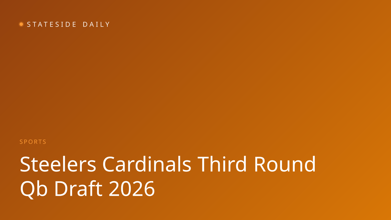 NFL Teams Draft QBs in Third Round, Reshaping Depth Charts