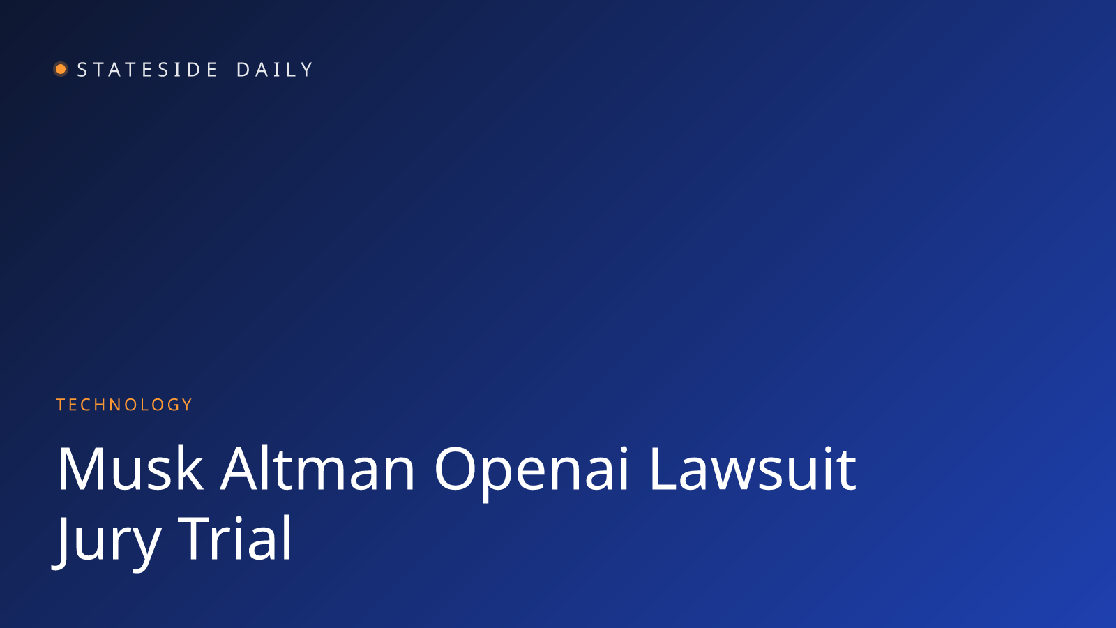 Musk v. Altman Lawsuit Heads to Jury Selection: What the Case Reveals About OpenAI's Pivot