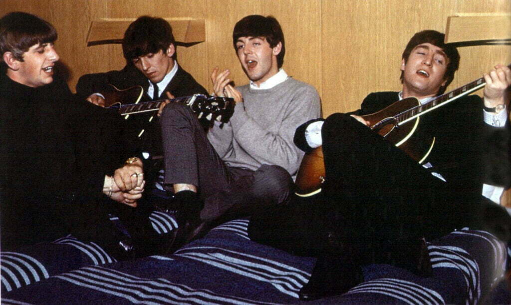 now and then beatles